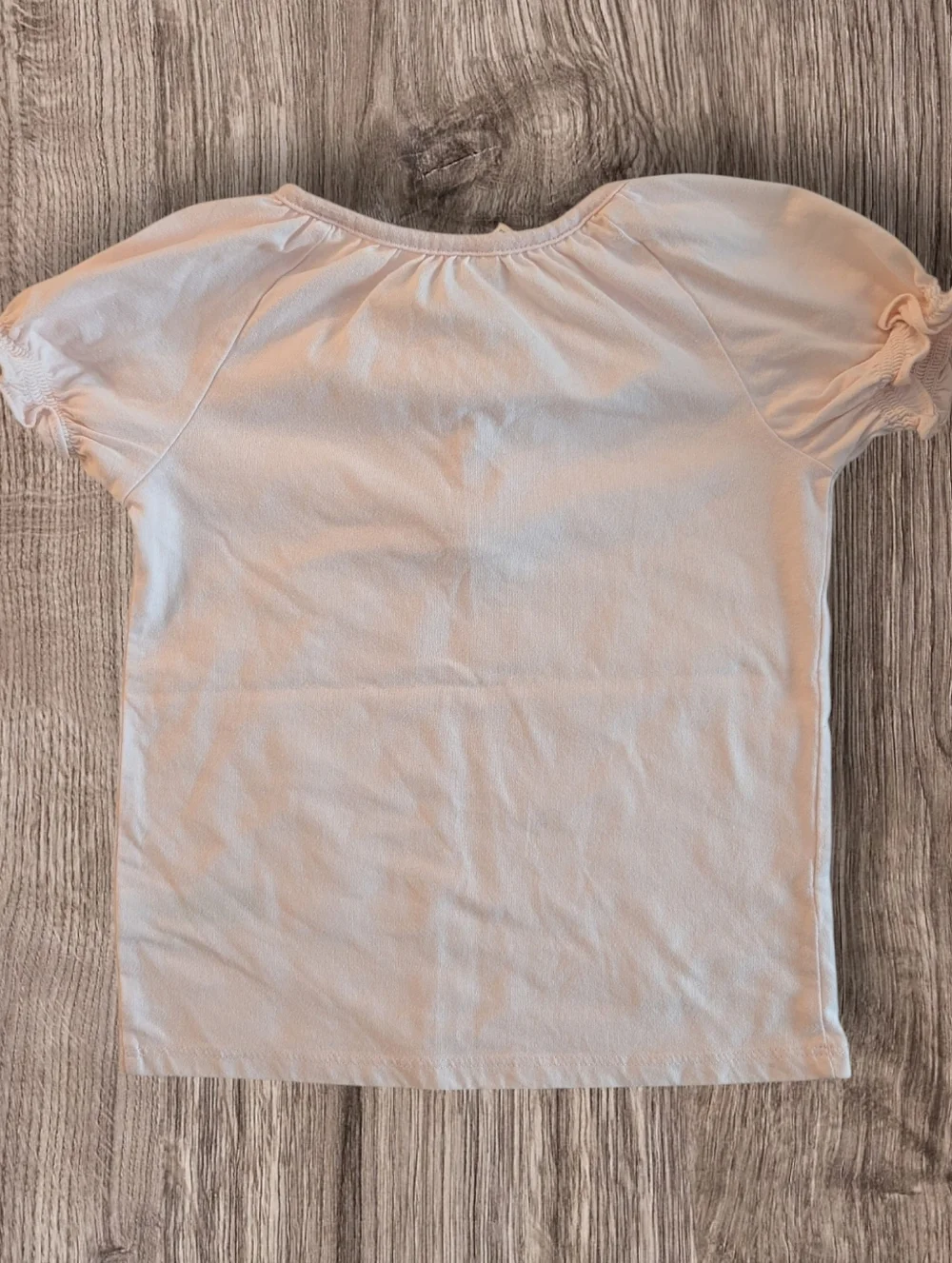 OshKosh B'gosh Girls' Light Pink Short Sleeve Peasant Top Cotton Size 5T